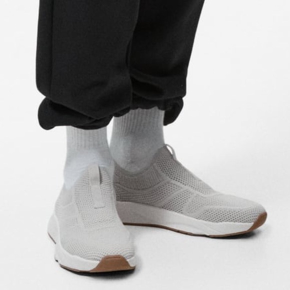 Zara Running Shoe Beige Men's Size 9 or EU 42 - Picture 8 of 9